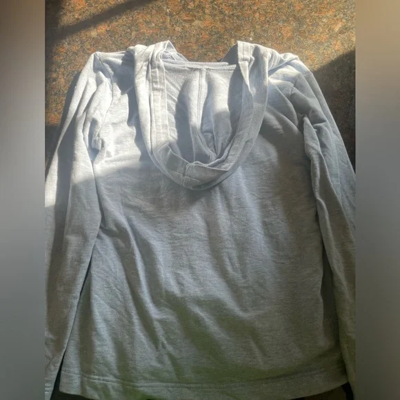 sky blue zip up - Picture 4 of 5